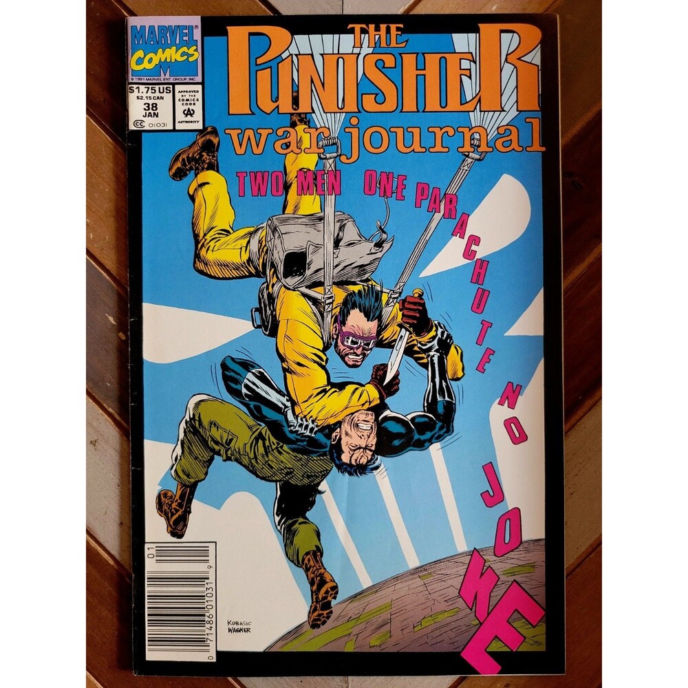 Punisher War Journal #38 (Marvel 1992) Newsstand Copy "Terminal Velocity" (7.0)